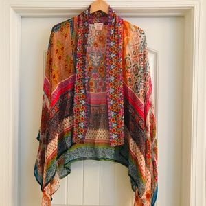 Anthropologie boho kimono
